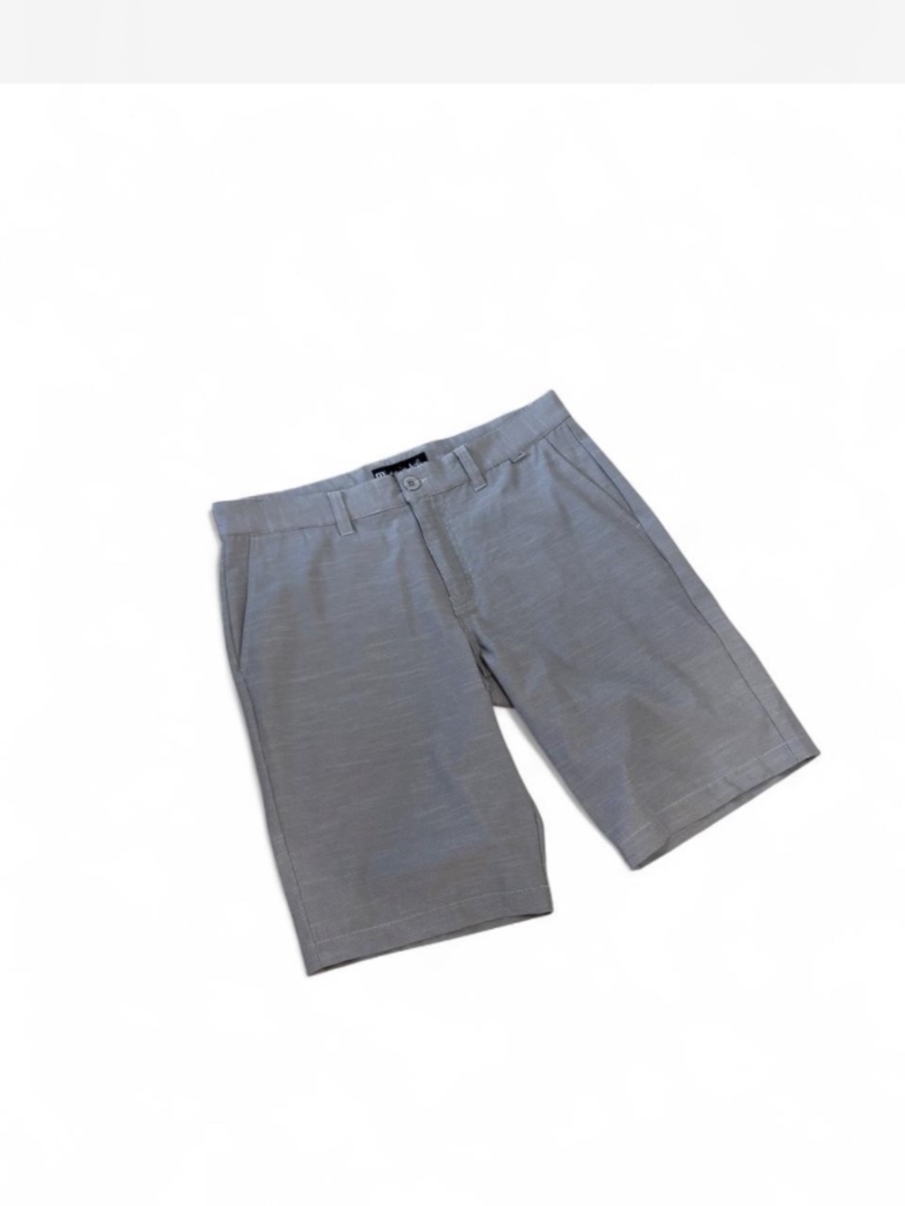 Travis Mathew Men’s Golf Short Grey & White Micro Stripes Sz 34